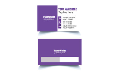 modern corporate business card template