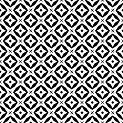 Black and white seamless pattern texture. Greyscale ornamental graphic design. Mosaic ornaments. Pattern template. Vector illustration. EPS10.