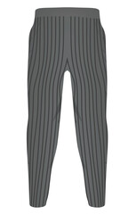 Cook striped pants. vector illustration