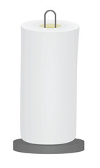 White paper towel. vector illustration