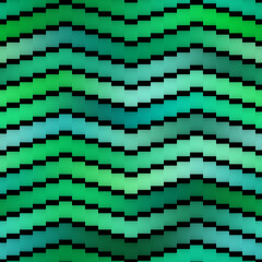 ZigZag Lines Gradient Tiling. Abstract Geometric Background Design. Seamless Multicolor Pattern.