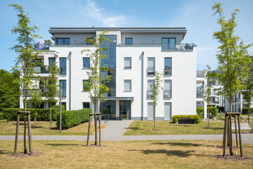 Modern Wohnhaus Wohnungen Immobilien Real Estate 