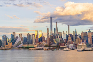 Manhattan's skyline, cityscape of New York City