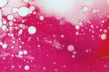 Różowe tło abstrakcja.  ( Alkohol ink painting fluid ) Oryginalne ręcznie malowane.