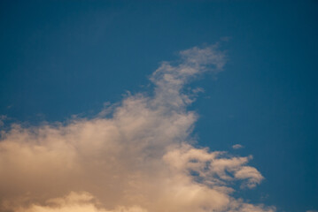 blue sky with clouds