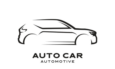 Vector car logo design template illustration