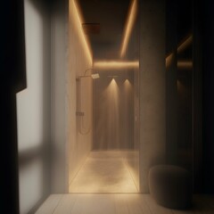 shower cinematic lighting 