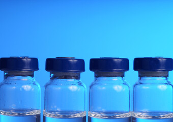 Medicine in vials, ready for vaccine injection , Cancer Treatment , Pain Treatment and can also be abused for an illegal use