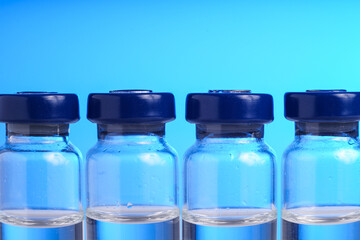 Medicine in vials, ready for vaccine injection , Cancer Treatment , Pain Treatment and can also be...