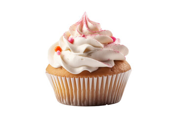 Cupcake with cream