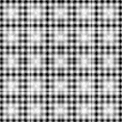 Seamless surface pattern with symmetric geometric ornament. Round spots texture. Circles abstract background. Polka dot motif. For digital paper, textile print, web design. Vector art illustration
