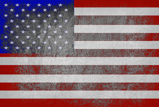 flag of USA grunge background. american flag texture background