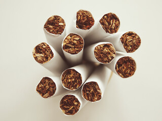 Cigarettes and tobacco products.