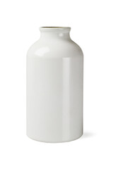 Metal Bottle on White Background