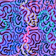 Abstract summer stripes seamless festive ribbons pattern for wrapping paper and fabrics and linens and kids