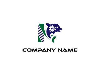 K letter modern  logo and branding animal logo design . Perfect logo for business related to industry. creative style logo design vector.