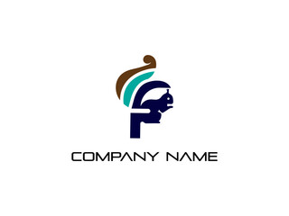 F letter modern  logo and branding animal logo design . Perfect logo for business related to industry. creative style logo design vector.