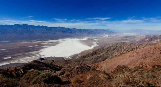dante's view in death valley national park, california, usa