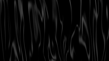 3D Illustration Abstract Black Background with Glare