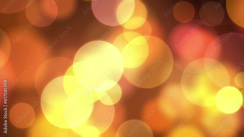 Wall mural abstract red motion background glowing rays bokeh particles. seamless loopable animation background.