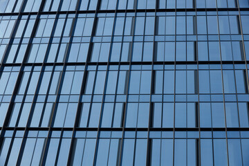 Abstract background from the window of the business center