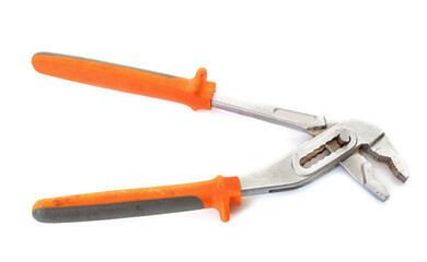 Obraz premium crocodile clips in front of white background