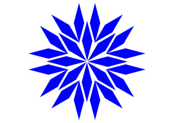 vector snowflake icon
