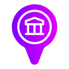 location gradient icon