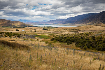 An image of the Lake Pukaki in New Zealand