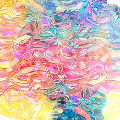 Abstract bright colorful elements of different miracle