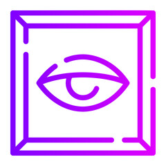 eye gradient icon