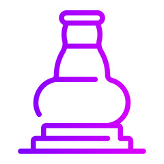 sculpture gradient icon