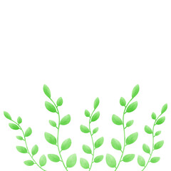 green leaves background