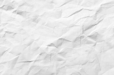 white crumpled paper