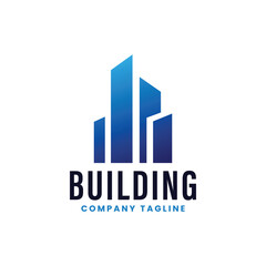 Vector elegance building logo design template illustration