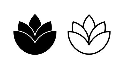 Flower icon vector. floral icon. flower logo