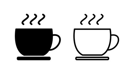 Cup coffee icon vector. coffee cup icon. mug