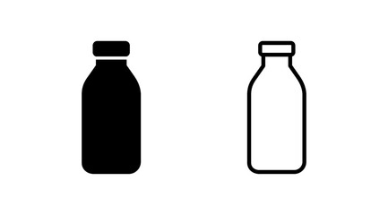 bottle icon vector. bottle icon in trendy flat design