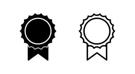 Achieve icon vector. medal icon vector. award. Certificate. approved