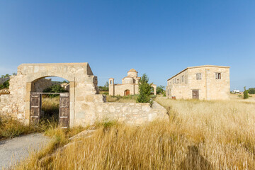 Panayia Kanakaria 6th century Byzantine Monastery Church originally containing Kanakaria mosaics in...