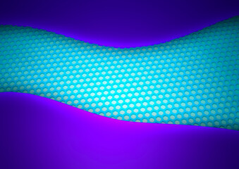 Modern abstract geometrical three-dimensional background. 3D render.