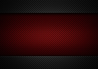 Abstract modern red black perforated plate textured material design for background, wallpaper, graphic design