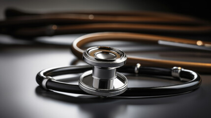 Stethoscope on the desk