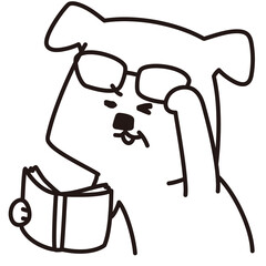 色加工ok いぬ素材No.198 老眼