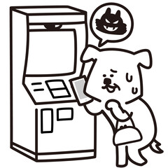 色加工ok いぬ素材No.200 ATM詐欺