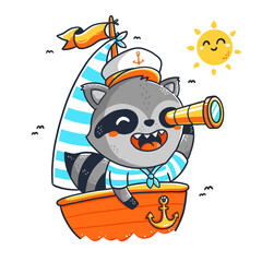 Racoon Sailor