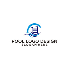 pool logo design