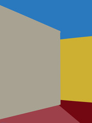 building corner background
