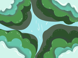 gradient shape background
