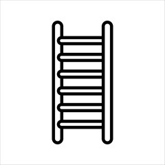 ladder icon vector design element logo template, on white background, eps 10.